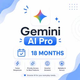 Gemini AI Pro 18 Months — top up online